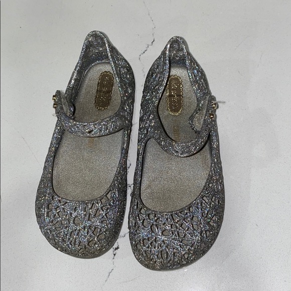 Silver zigzag mini Melissa campana 9C - Picture 2 of 2